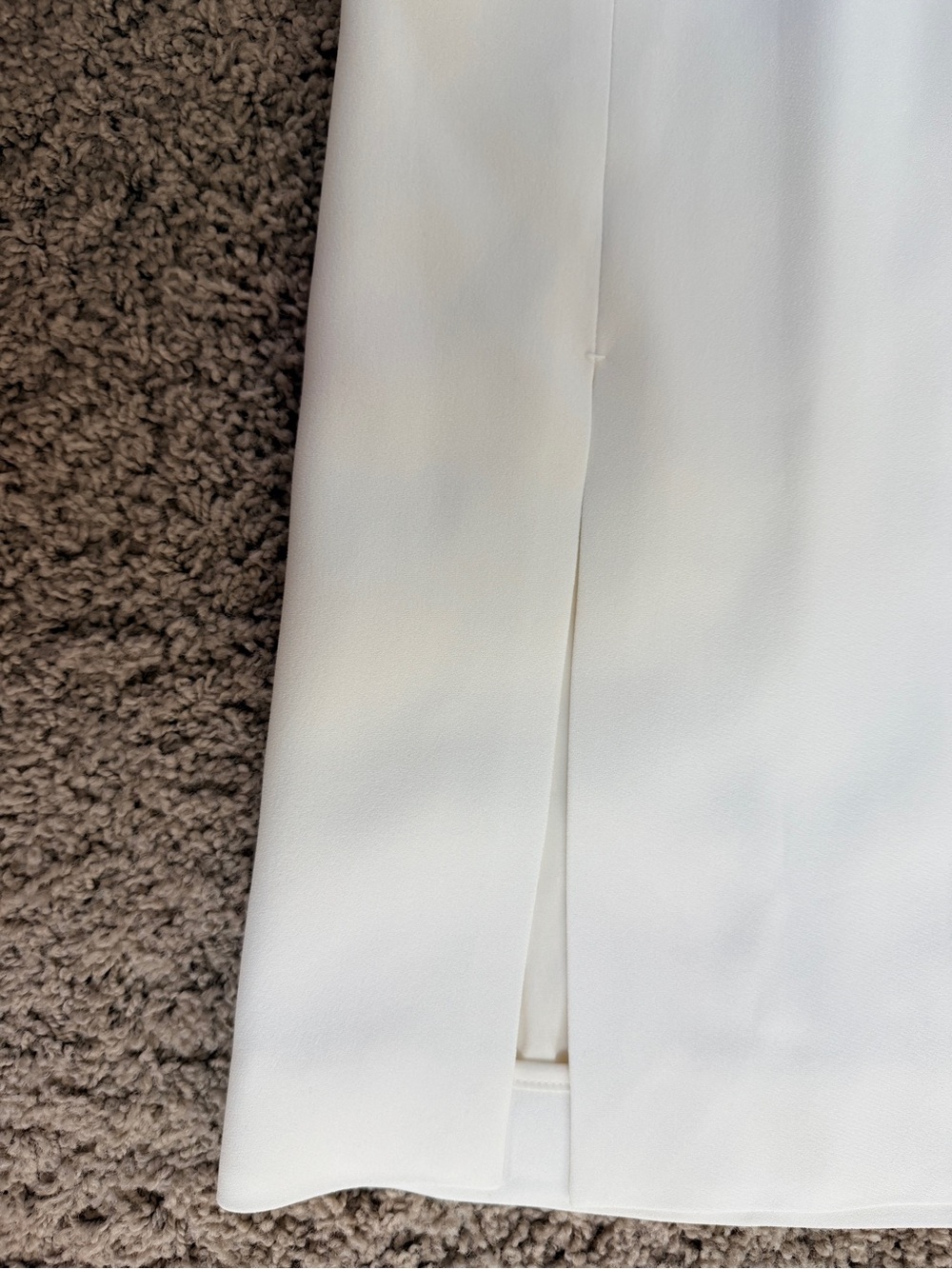 The Row Off White Split Hem Trousers - Picture 9 of 13